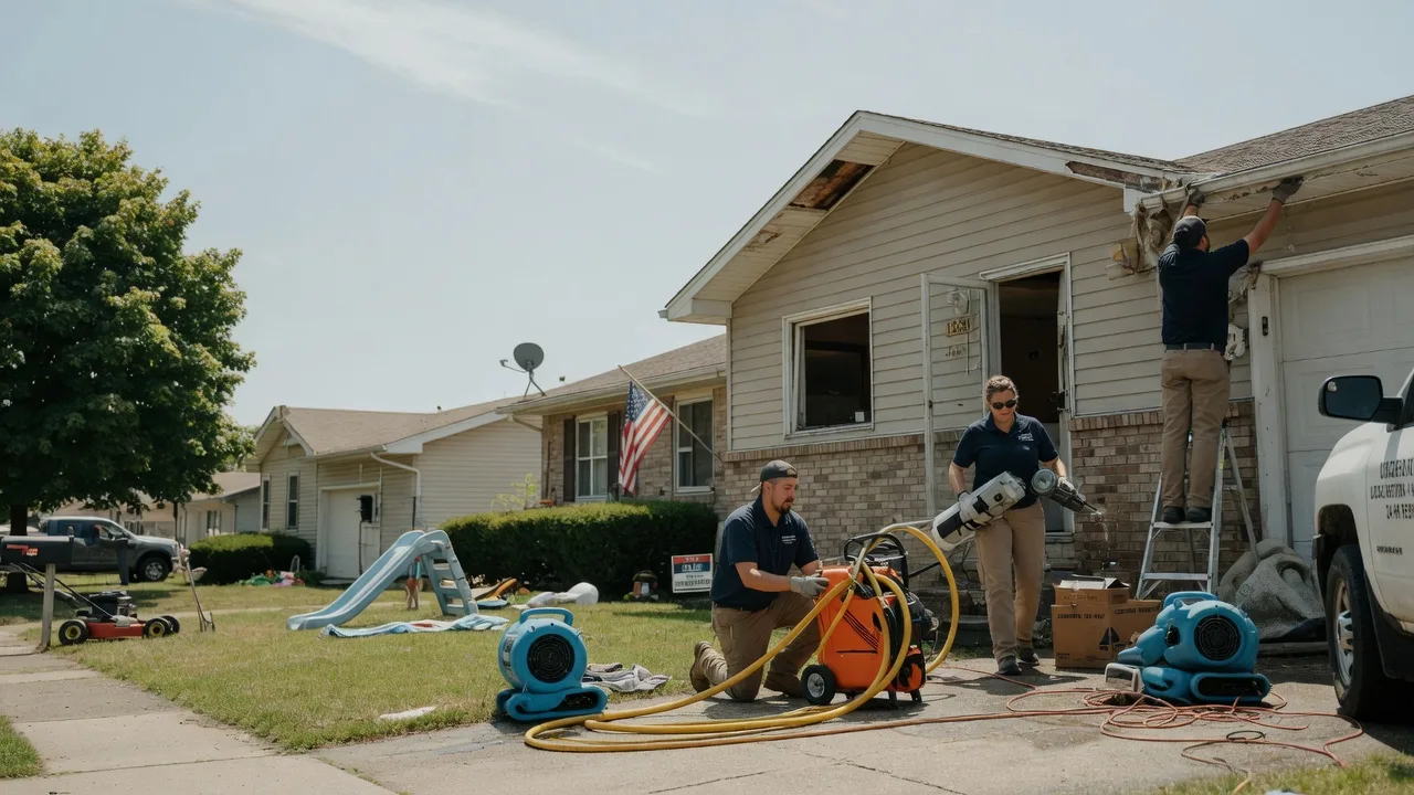 Water Damage Restoration in Illiopolis, IL near me